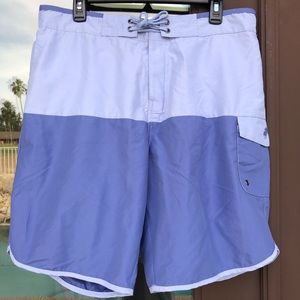 Trunks Surf & Swim Co. 2-Toned Blue Trunks L